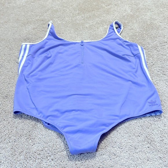 Adidas Originals adicolor logo swimsuit Primeblue 4X Beach Swim Plus Size - Picture 1 of 6